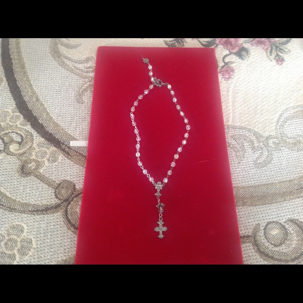 Handmade Boho look necklace . 16 inches.